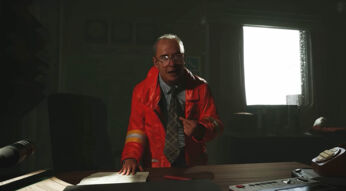 Ein Mitarbeiter der Bohrinsel aus Still Wakes the Deep