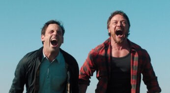 Scoot McNairy und James McAvoy im Film "Speak No Evil"