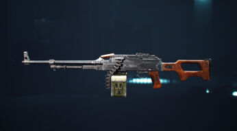 Eine PKM Universal-Maschinengewehr aus dem Spiel Delta Force