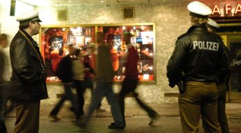 Polizei auf der Reeperbahn