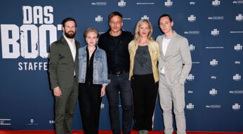 Franz Dinda, Elisa Schlott, Tom Wlaschiha, Anna Schudt und Rick Okon aus Das Boot