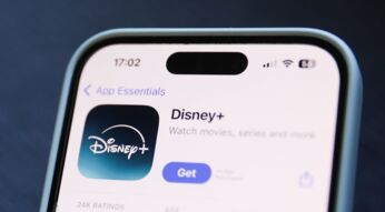 Die App-Seite für Disney+ im App Store auf dem iPhone.