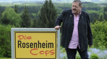 "Rosenheim-Cops"-Darsteller Joseph Hannesschläger bei einem Fotocall