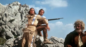 Pierre Brice als Apachen-Häuptling Winnetou
