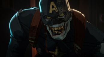 In der animierten Serie Marvel Zombies ist auf dem Bild Zombie Captain America zu sehen