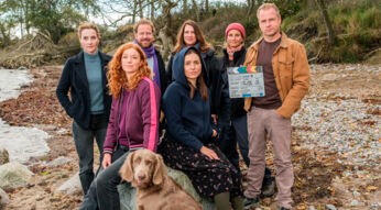 Ein Teil der Crew bei den Dreharbeiten der Folge "Pechmarie" der Serie "Nord bei Nordwest"