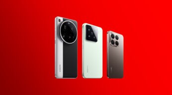 Auf dem Bild sind drei Smartphones von Xiaomi vor rotem Hintergrund zu sehen: links das Xiaomi 15 Ultra mit großer runder Leica-Kameraeinheit, in der Mitte das mintgrüne Xiaomi 15 mit quadratischem Kameramodul, rechts das Xiaomi 15T Pro in Titan-Optik. Alle drei Modelle stehen repräsentativ für das bestes Xiaomi Handy 2025.