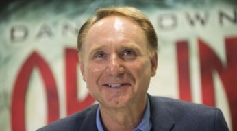Der Autor Dan Brown bei einem Auftritt auf der Frankfurter Buchmesse 2017