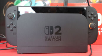 Die Nintendo Switch 2 im stationären Modus