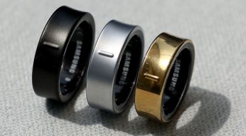 Samsungs Galaxy Ring wird in einem Samsung-Store im Juli 2024 ausgestellt