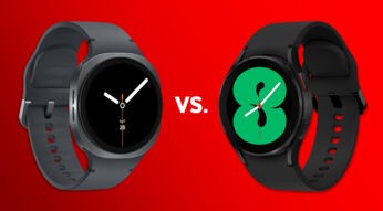 Die Smartwatch Galaxy Watch8 ist der Galaxy Watch4 gegenübergestellt