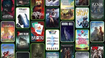 Kleiner Ausschnitt des Spieleangebots im Xbox Game Pass