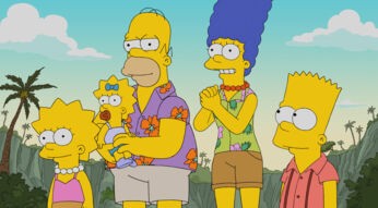 Familienbild der Simpsons.