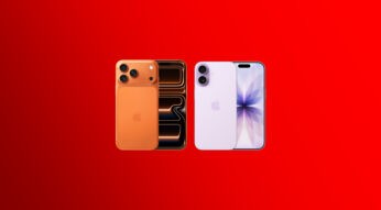 Auf dem Bild in dem Artikel zur neuen iPhone 17-Serie sind das iPhone 17 Pro Max in Cosmic Orange mit Rückseite und Display sowie das iPhone 17 in Lavendel mit Vorder- und Rückseite zu sehen.