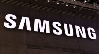 Samsung-Logo am Samsung-Stand auf der IFA. 7. September 2025.