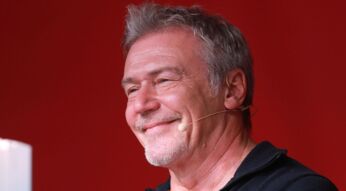 Arno Strobel auf der Frankfurter Buchmesse.