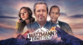 Katharina Leonore Geobel, Andreas Giebel und Peter Marton sind vor einem Berg abgebildet.