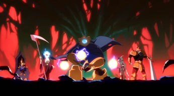 Spielbare Charaktere aus dem Spiel „Slay the Spire 2“.