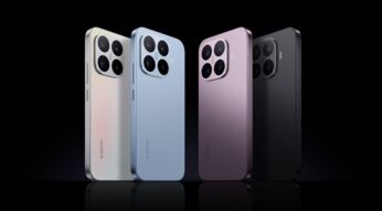 Das Xiaomi 17T ist in den vier Farben Opal White, Blue, Violet und Black zu sehen.