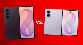 Die Falthandy Galaxy Z Fold8 Ultra und Galaxy Z Fold8 gegenübergestellt.