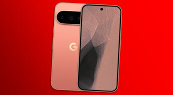 Das Pixel 11 Pro in der Farbe "Canyon".