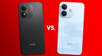 Das Redmi Note 17 5G ist in Schwarz links, das Redmi Note 17 Pro 5G in Blau rechts zu sehen.