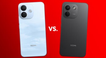 Links ist die Rückseite des blauen Redmi Note 17 Pro 5G zu sehen, links die Rückseite des schwarzen Redmi Note 17 Pro Max 5G.