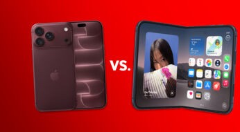 Das iPhone 18 Pro Max ist neben dem aufgeklappten iPhone Duo zu sehen.