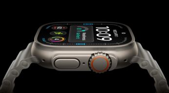 Blick auf das Display der Apple Watch Ultra 4.
