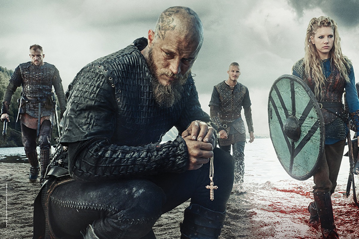 Das Bild zeigt Travis Fimmel in Vikings.