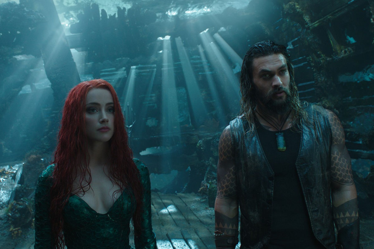 Jason Momoa und Amber Heard in Aquaman