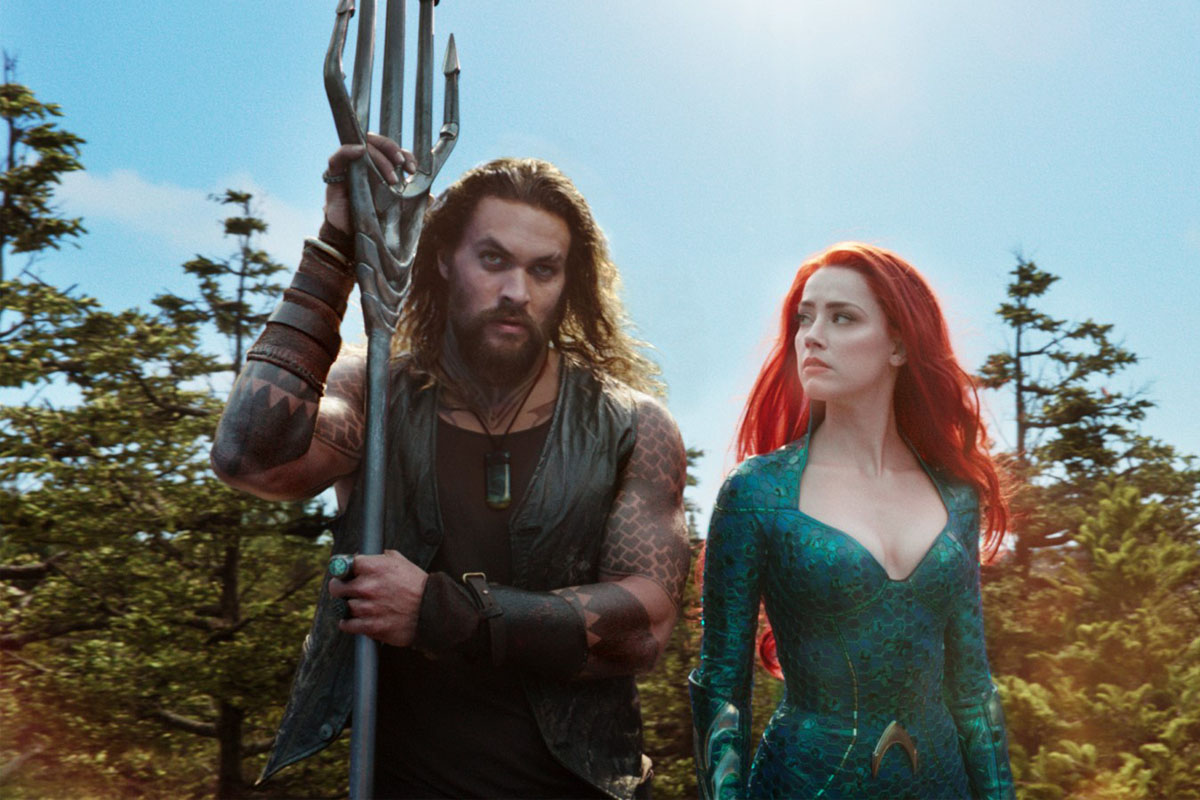 Jason Momoa und Amber Heard in Aquaman