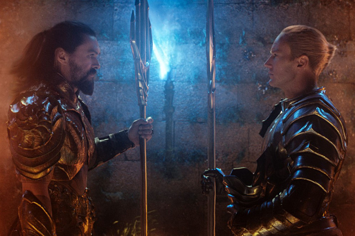 Jason Momoa und Patrick Wilson in Aquaman