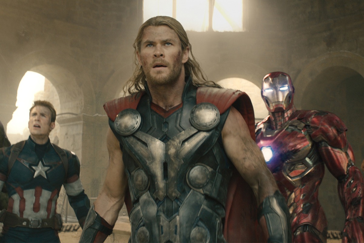 Chris Evans und Chris Hemsworth in Avengers: Age of Ultron