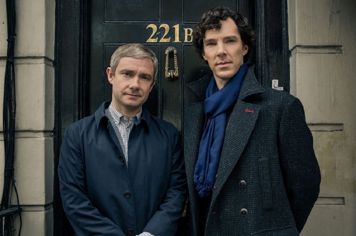 Martin Freeman und Benedict Cumberbatch in Sherlock | © BBC