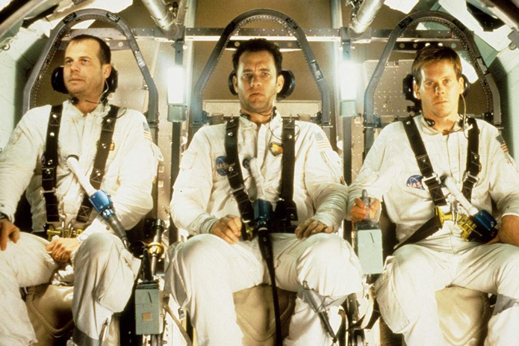 Bill Paxton, Tom Hanks & Kevin Bacon in Apollo 13