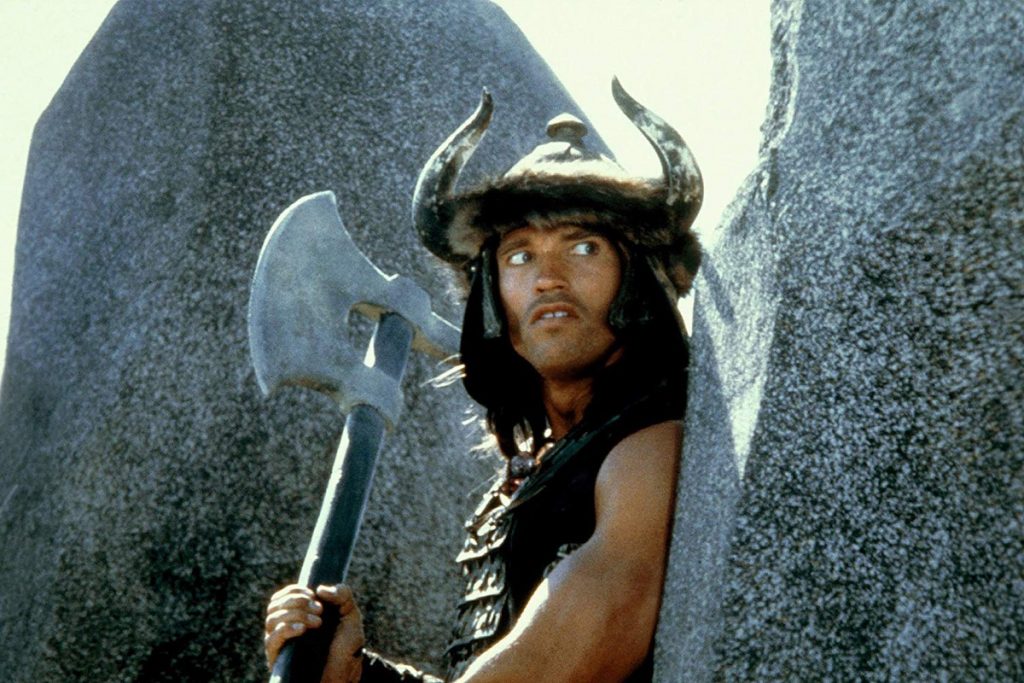 Arnold Schwarzenegger in Conan, der Barbar