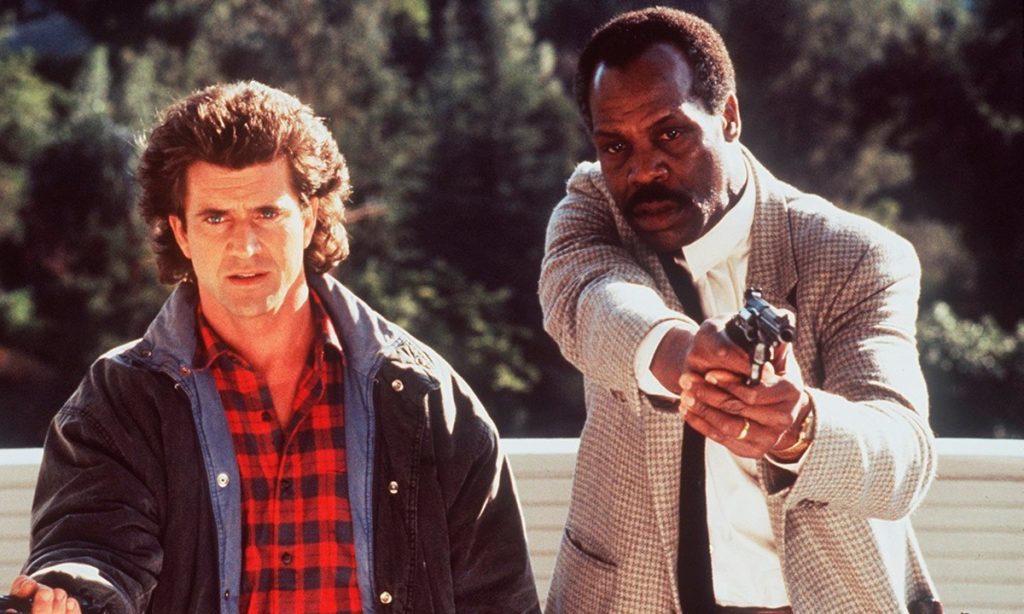 Mel Gibson & Danny Glover in Lethal Weapon