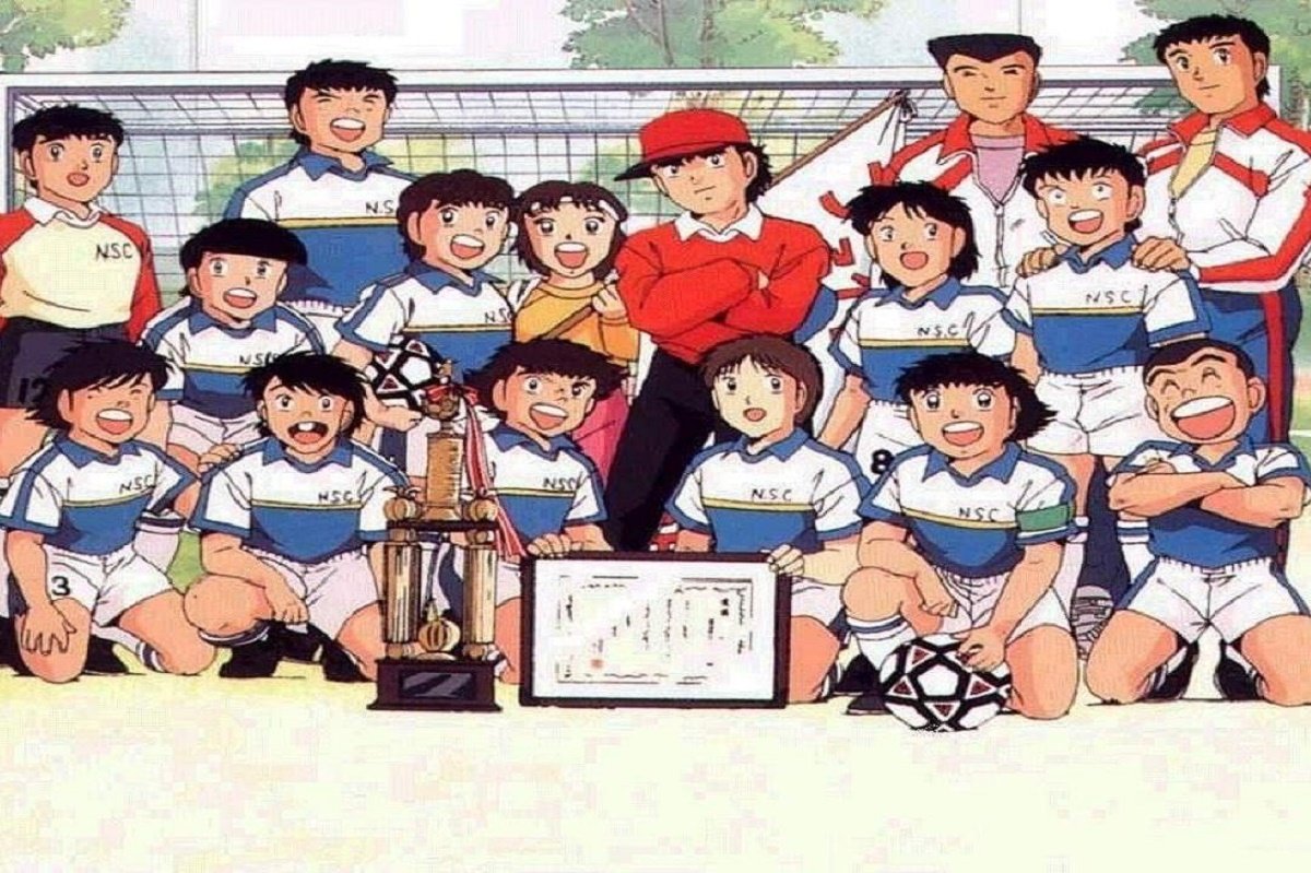 Das Team in Captain Tsubasa Die tollen Fußballstars | © TV Tokyo