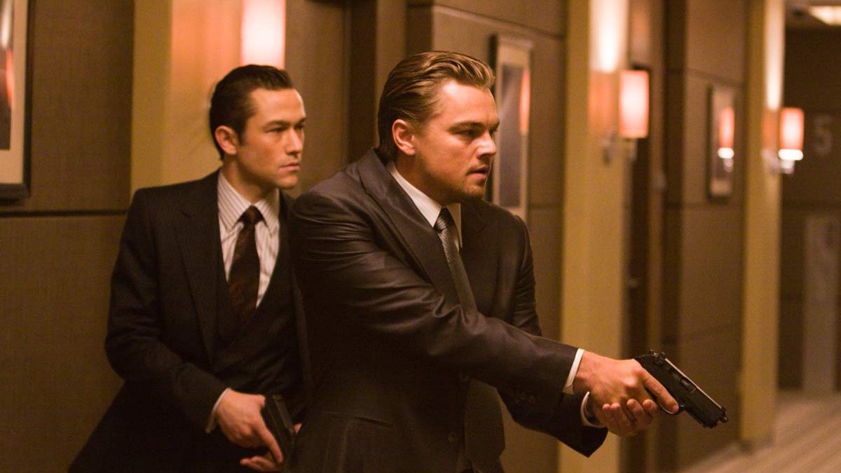 Joseph Gordon-Levitt und Leonardo DiCaprio in Inception