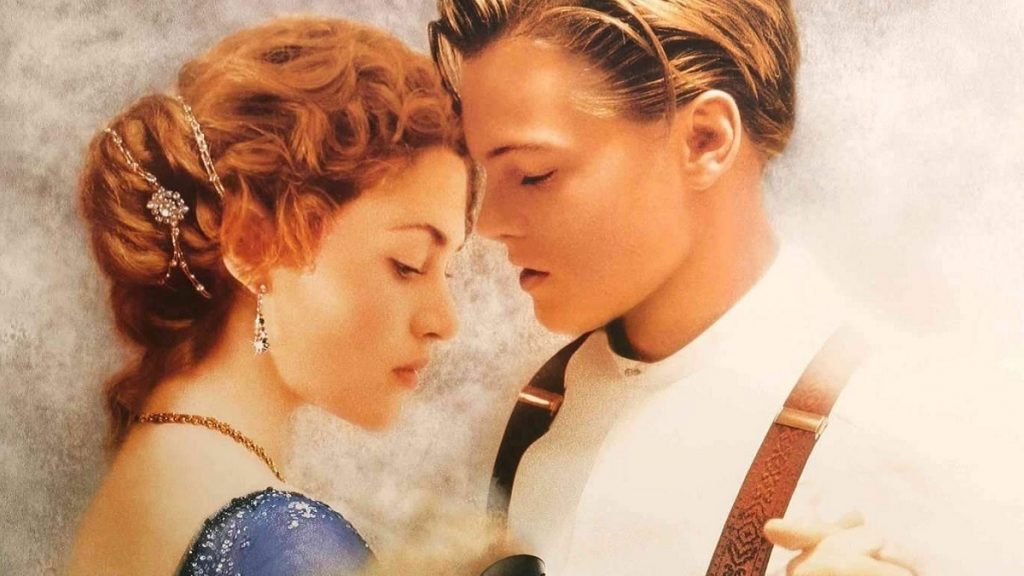 Kate Winslet und Leonardo DiCaprio in Titanic