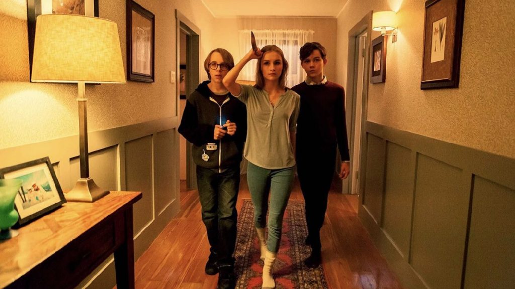 Ed Oxenbould, Olivia DeJonge und Levi Miller in Better Watch Out