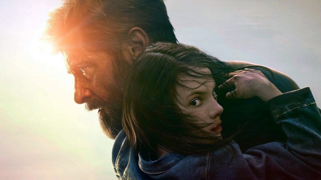 Hugh Jackman und Dafne Keen in Logan - The Wolverine