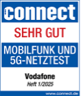 Connect-Siegel Sehr Gut - Mobilfunk und 5G-Netztest
