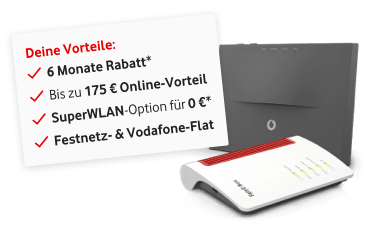 WLAN für kabelloses Surfen mit DSL – Vodafone