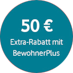 50 &euro; Extra-Rabatt mit BewohnerPlus