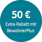 50 &euro; Extra-Rabatt mit BewohnerPlus