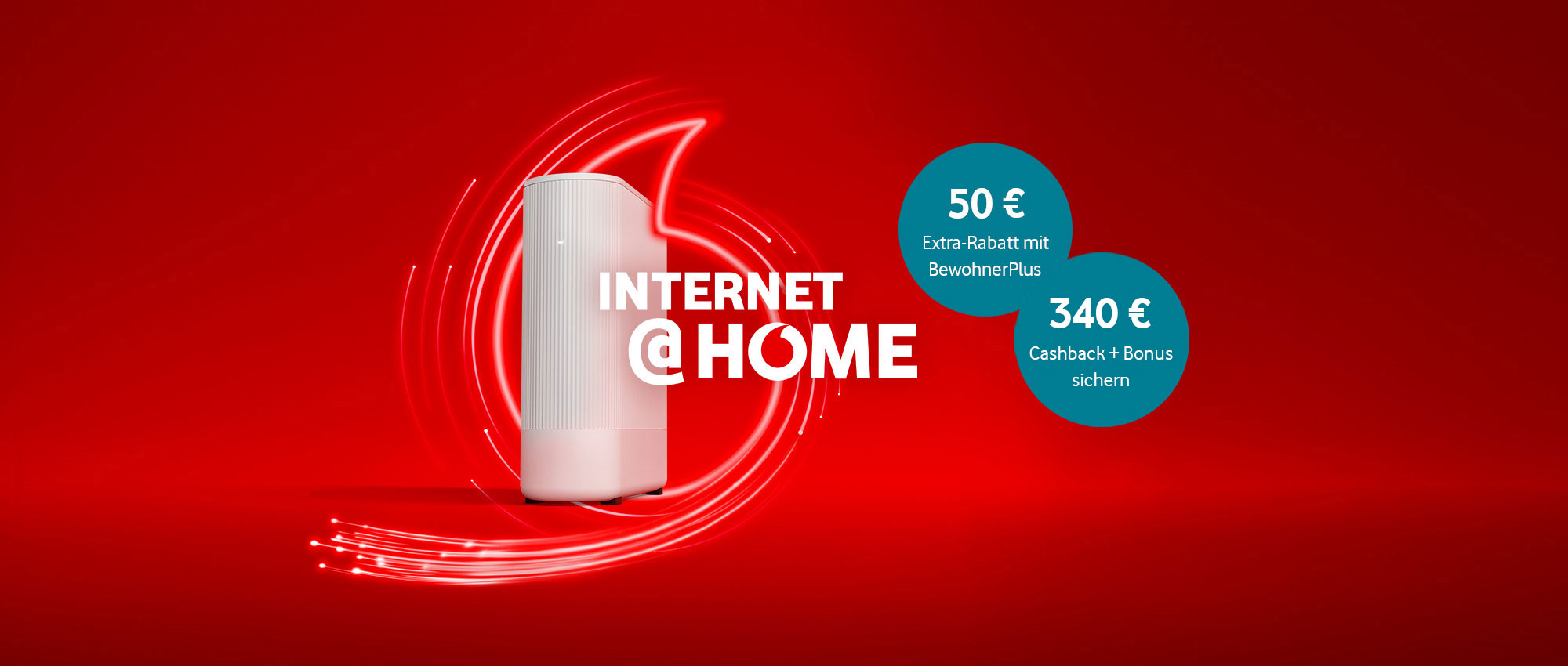 Bis zu 300 Mbit/s im Download f&uuml;r nur 19,99 Euro und 50 Euro Extra-Rabatt mit BewohnerPlus