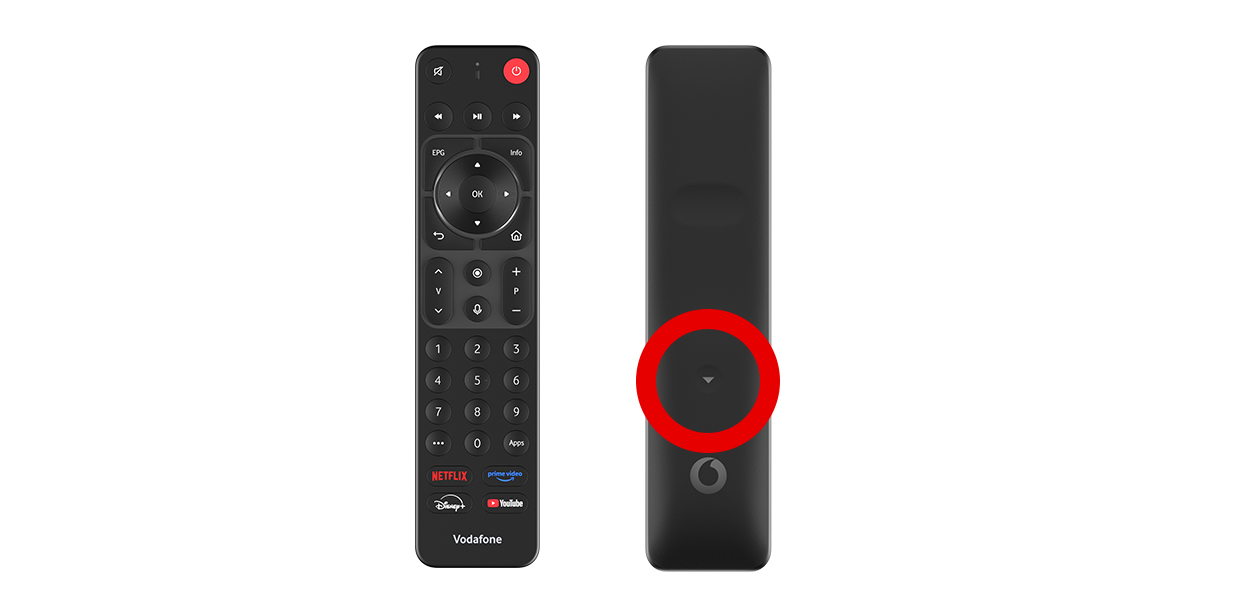 Anleitungsfoto: Fernbedienung Batterien einsetzen