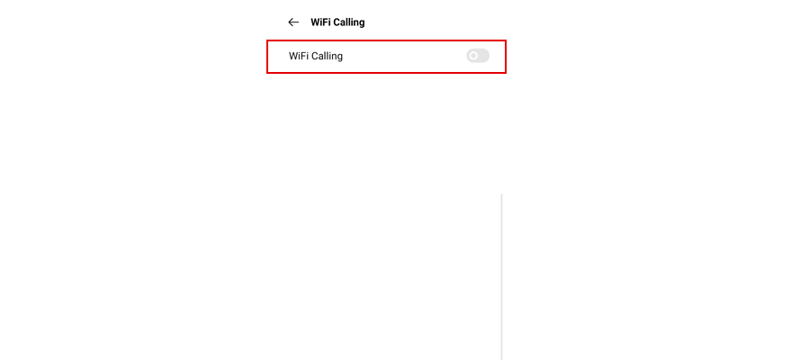 WiFi Calling